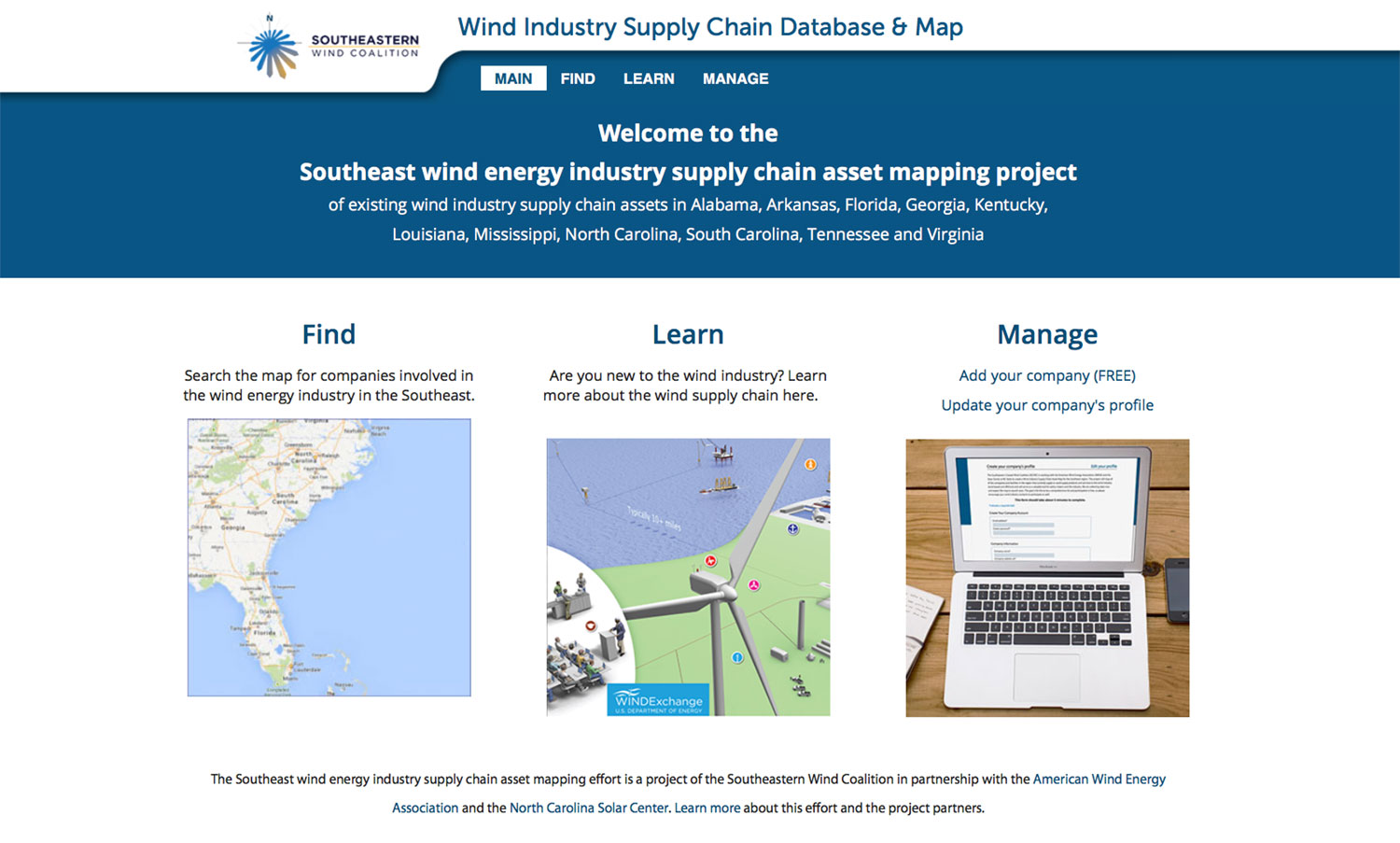 Wind Industry Supply Chain Database and Map